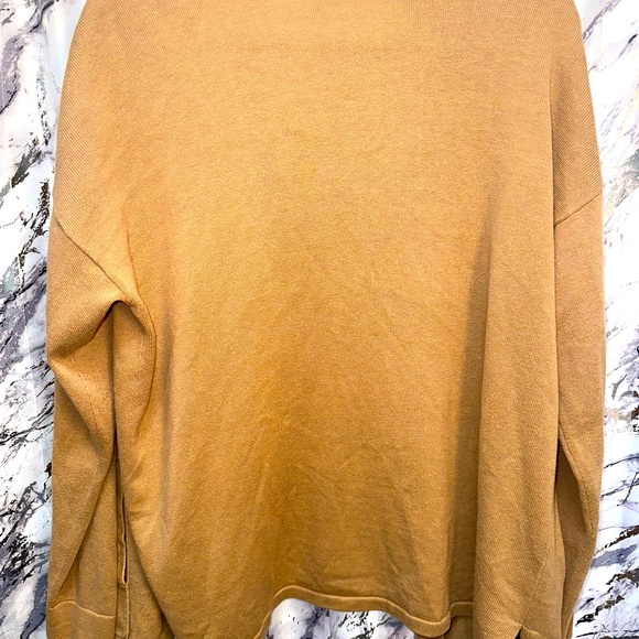 Issac Mizarahi Live - Light Academia style Chestnut color Cardigan Sweater - Picture 4 of 5